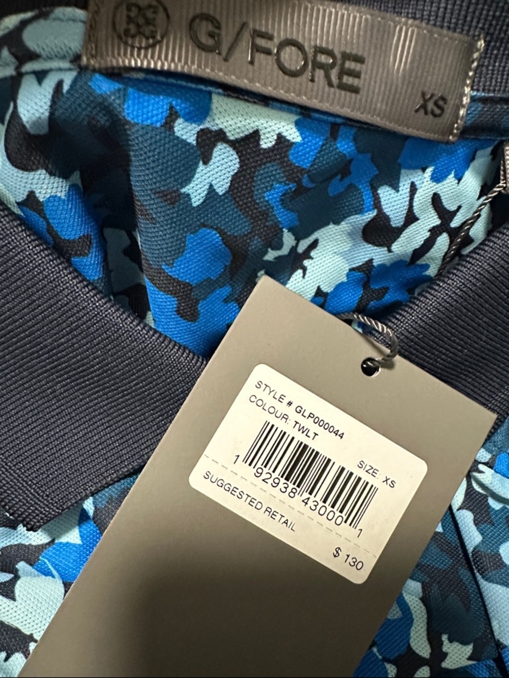 ❤️ NWT G/Fore 1/2 Zip Golf Polo - Picture 3 of 4